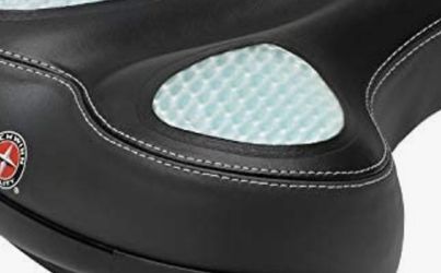 Schwinn Comfort Bike Saddle, Wide Saddle, Gel, Black