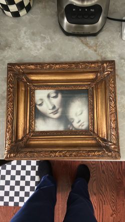 Mother and baby lithograph