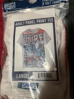 Men's smurf shirt size Large