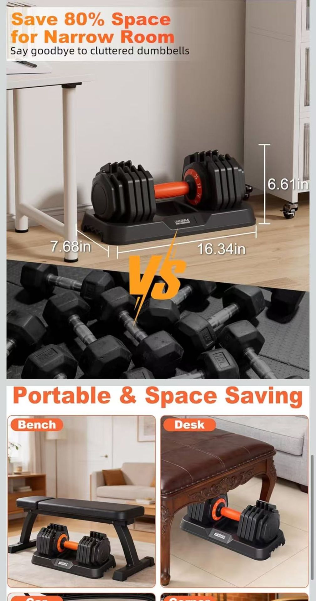 β€οΈβπ₯ 2026 Latest Adjustable Dumbbell Set of 2