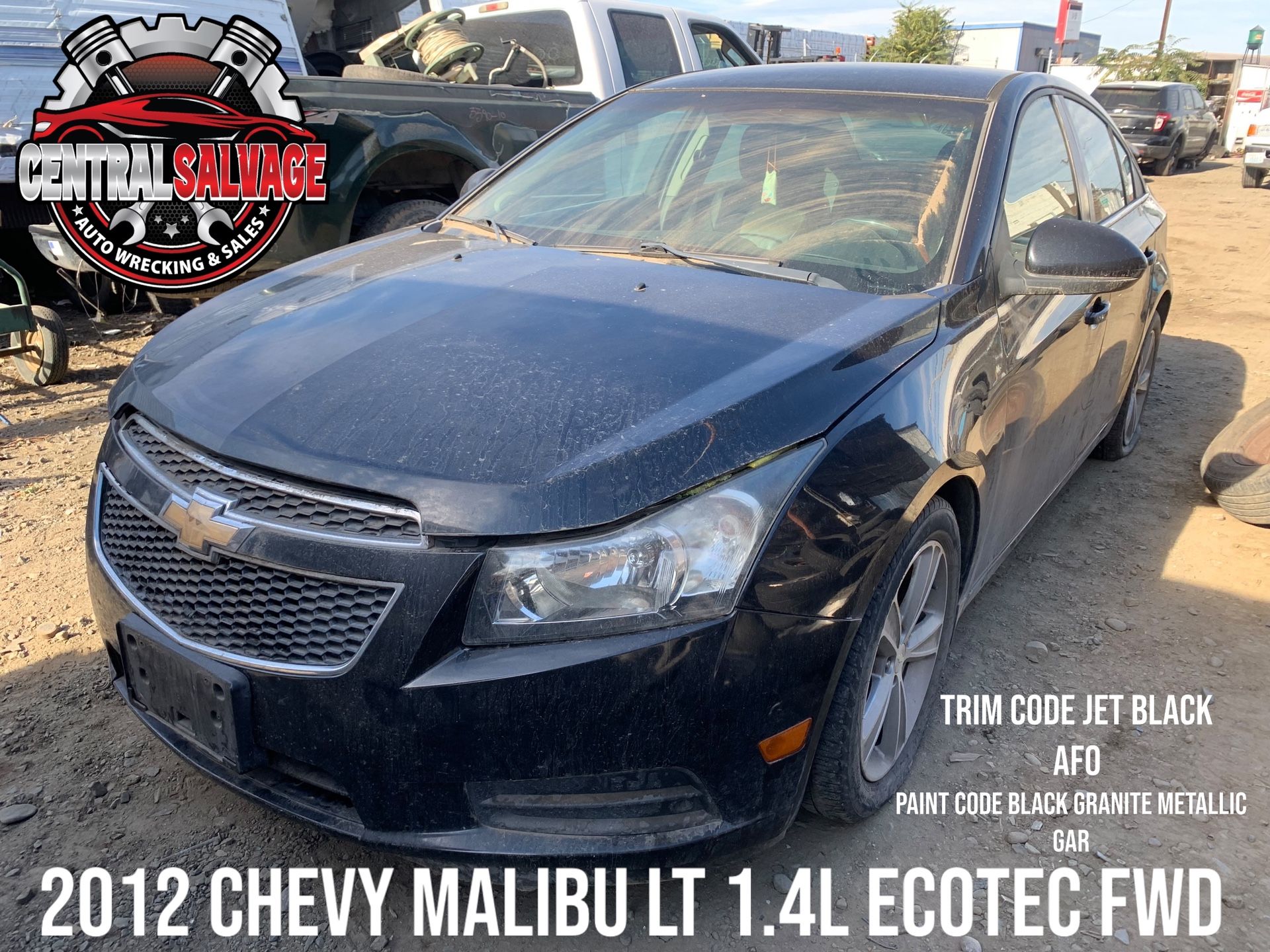 2012 Chevy Cruze LT Partout For Parts Only (509) Is Area Code