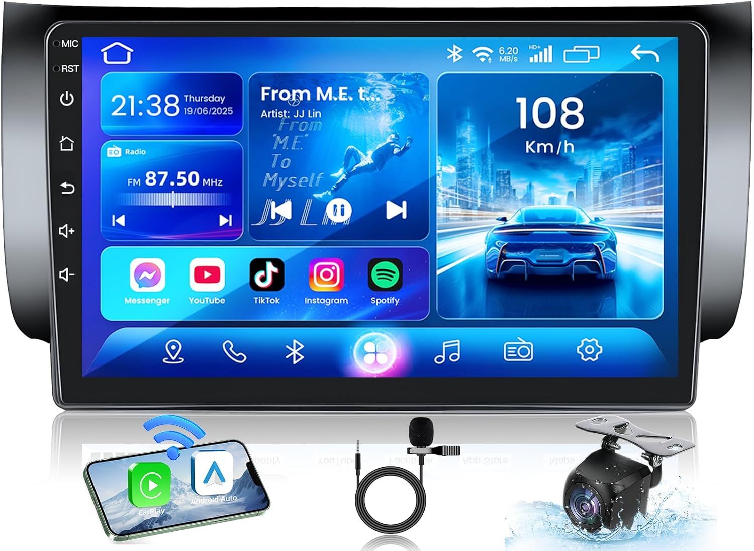 New | 10.1" Car Stereo for Nissan Sentra 2013–2019 with CarPlay｜Amazon Retail $109.99