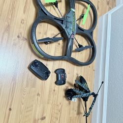 Drone And Helicopter