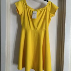 Yellow Short Dress 