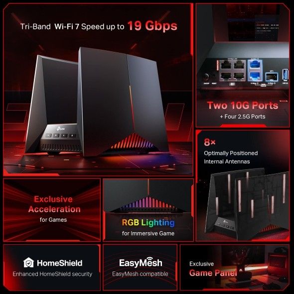 WiFi 7 Router - Archer GE800 46Gbps