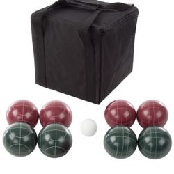 Bocce Ball Set Regulation Size Lawn Game for Backyard or Beach