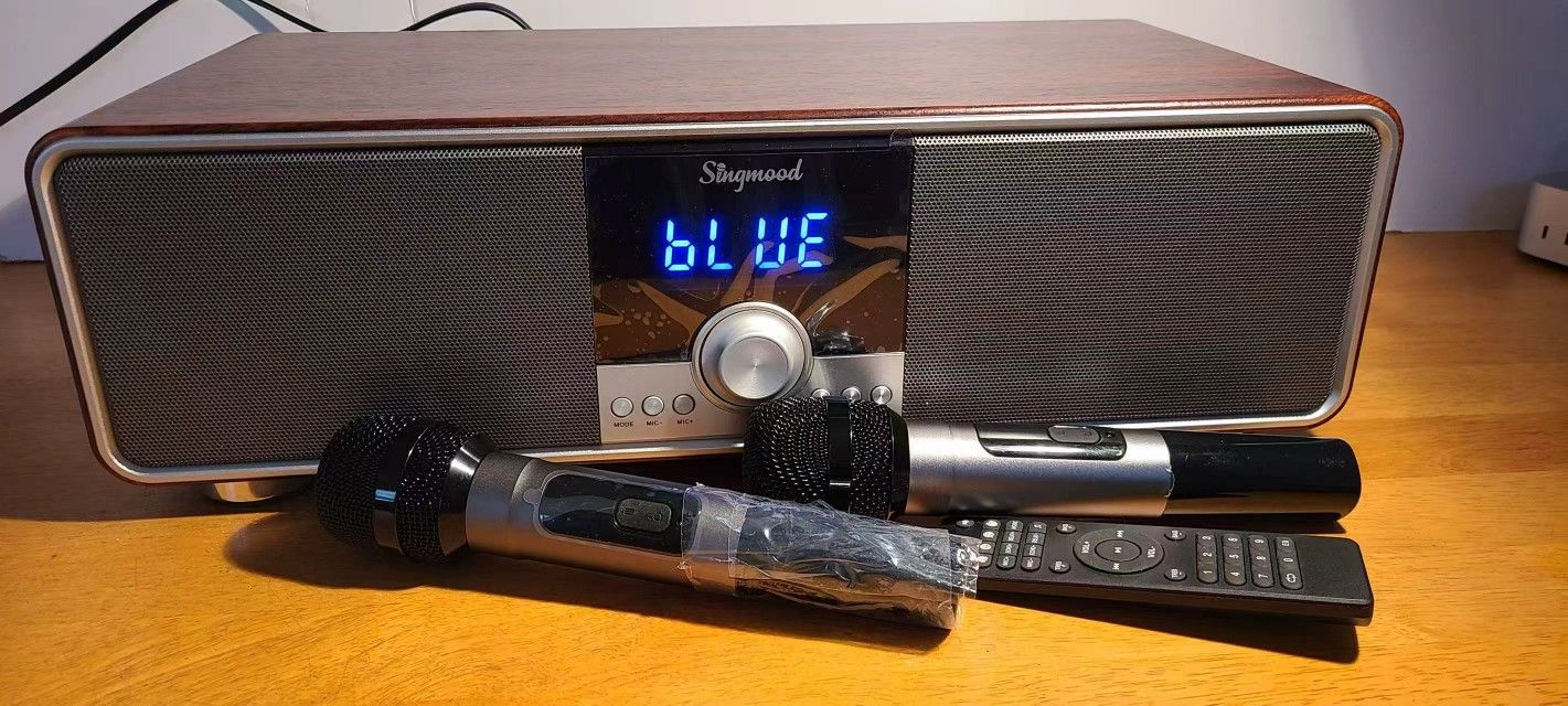 Karaoke Machine with 2 UHF Mic-S-73