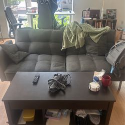 Selling my futon and table used for less than 1 year 