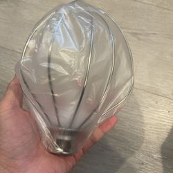 Stainless steel 6-wire mixer, kitchen aid whisk attachment, compatible with 5plus-6Quart Bowl lift Stand mixer, Food grade, suitable for mixing cream 