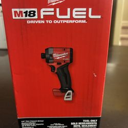 Milwaukee M18 Fuel 1/4” Hex Impact Driver 