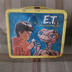 E.T. THE EXTRA -TERRESTRIAL Lunch Box with Thermos 