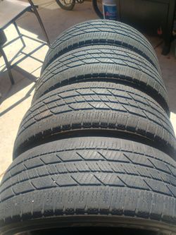 245/60/18 BRIDGESTONE DUELER LX 75-85% TREAD DOT 9/23 SET OF 4 MATCHING TIRES EXCELLENT CONDITION