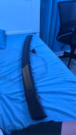 Black Car Rear Spoiler Lip Trim Panel for Kia EV6