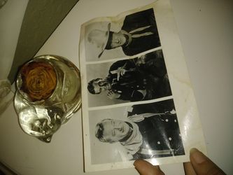 Antique actual photo collage of John Wayne