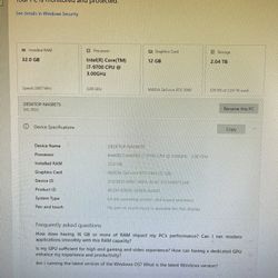 Gaming PC setup 