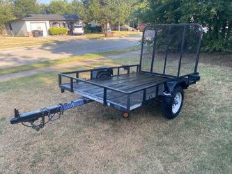 TRAILA 5x8 LOAD-TRAIL HEAVY DUTY TODO LE TRABAJA PERFECTO CON TITULO Y PLACAS