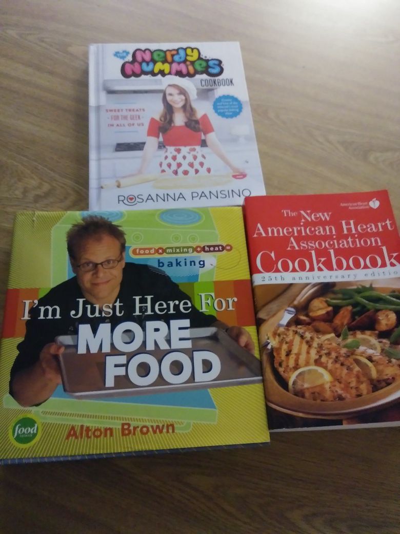 3 great cookbooks. Like new