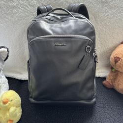 Coach Leather Backpack