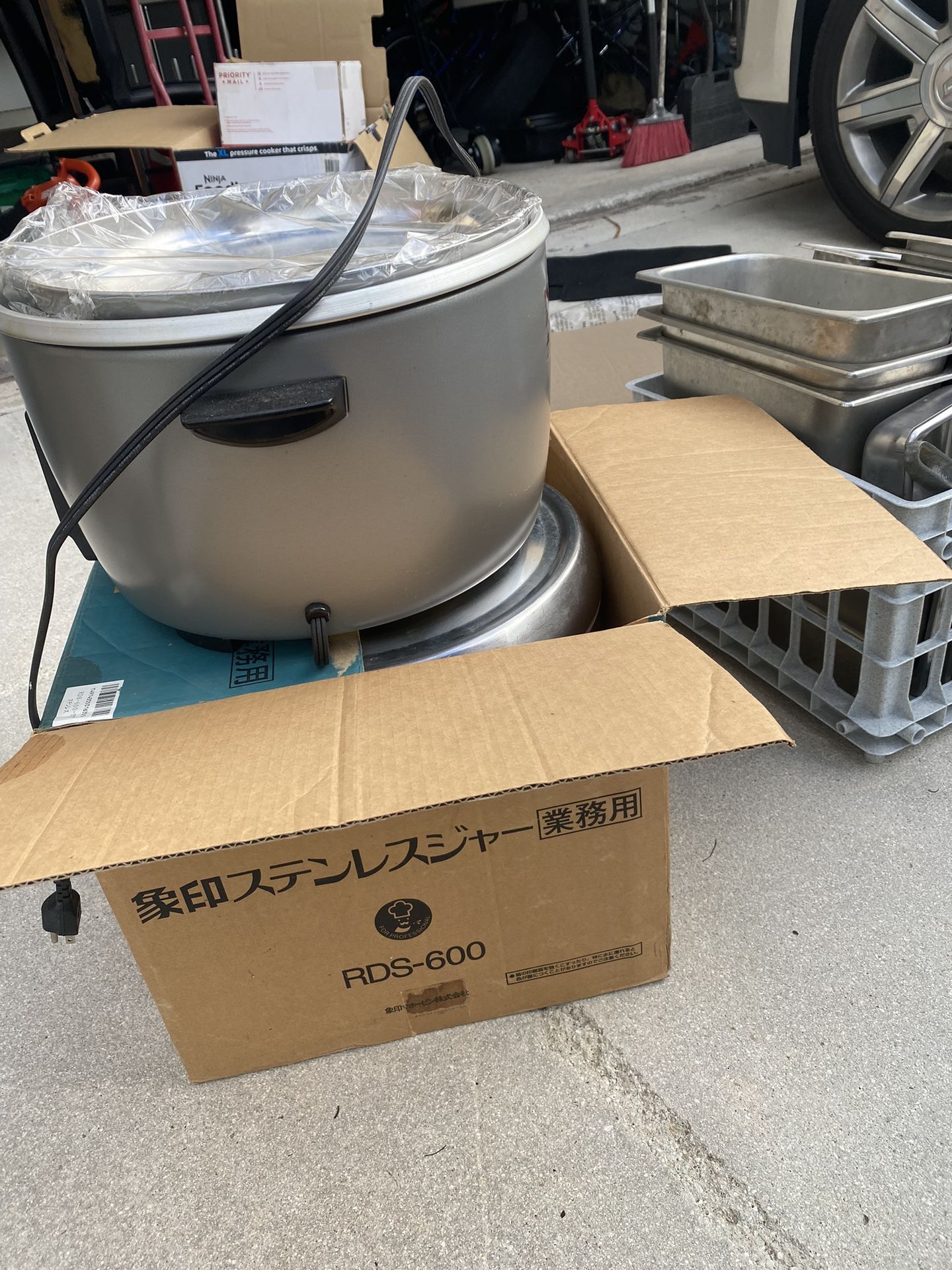 Rice Cooker Sushi Rice Warmer And Restaurant 21 Stainless Steel bins