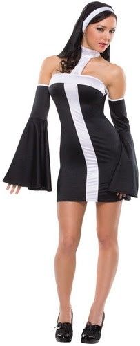 NEW Naughty Nun Halloween Costume