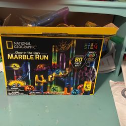 Glow In The Dark Marble Run Toy Set