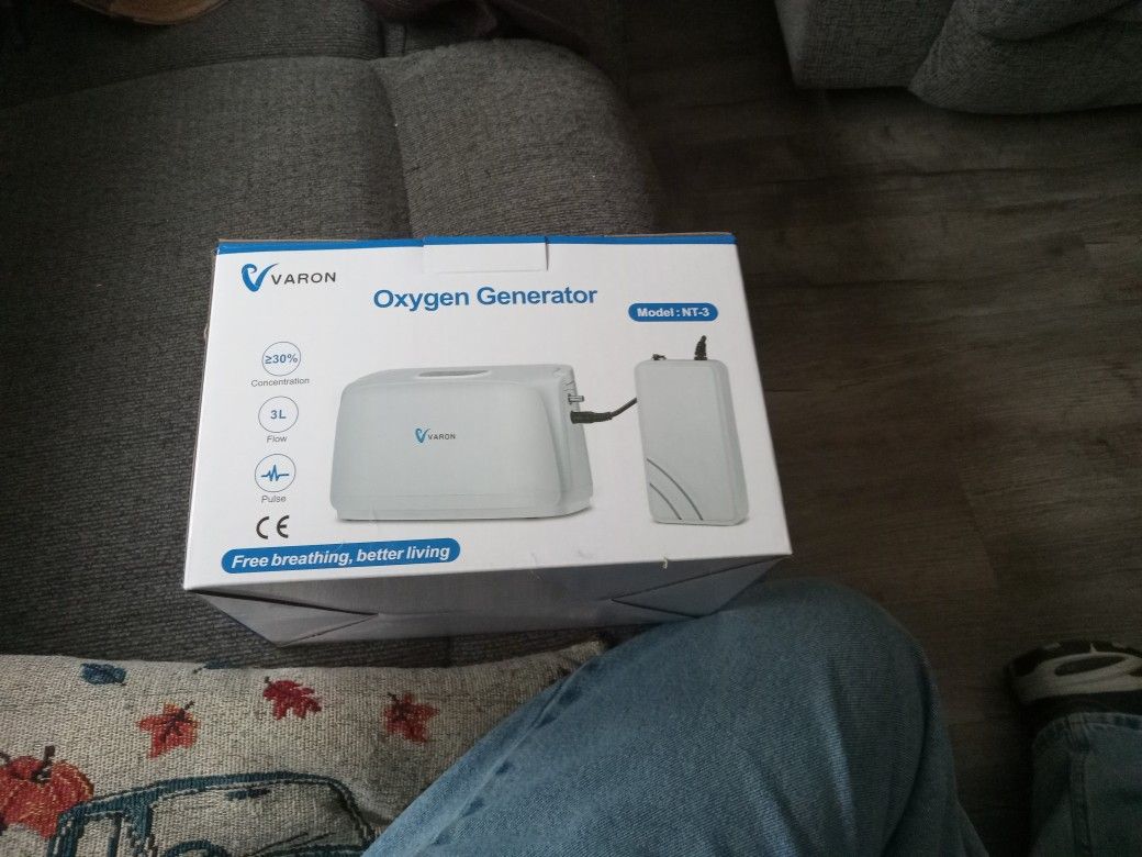 Varon Oxygen Generator Brand New With Extra Battery Never Used Local Pickup Only