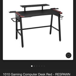New & Assembled Gaming Desk 