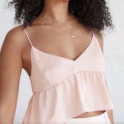 Aritzia Wilfred Lover Satin Camisole Size L