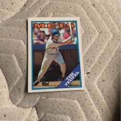 Tim Teufel Baseball Card