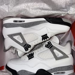 Jordan 4 White Cement 