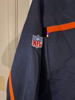 NFL Navy Blue and Orange Jacket Bears  4 x