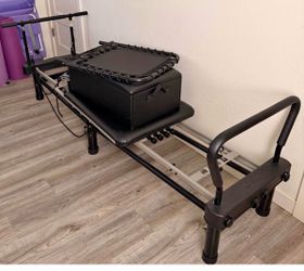 Aeropilates Reformer with Cardio Rebounder, Pull up Bar and Box