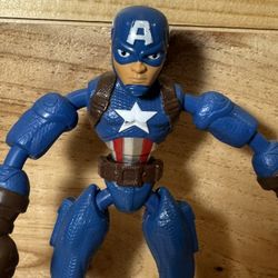 Marvel Avengers: Bend and Flex Captain America Kids Toy Action Figure #scrappy