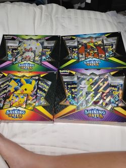 Shining fates 4 box bundle pokemon box