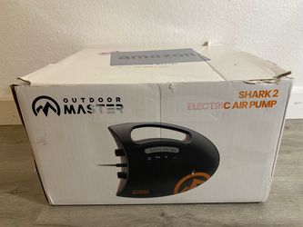 OutdoorMaster Shark 2 SUP Air Pump Electric 20 PSI 12V DC Paddle Board