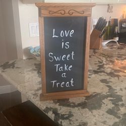 Love Is Sweet Wedding Sign 