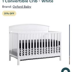 Oxford Baby Baldwin 4-in-1 Convertible Crib – $40 (Negotiable)