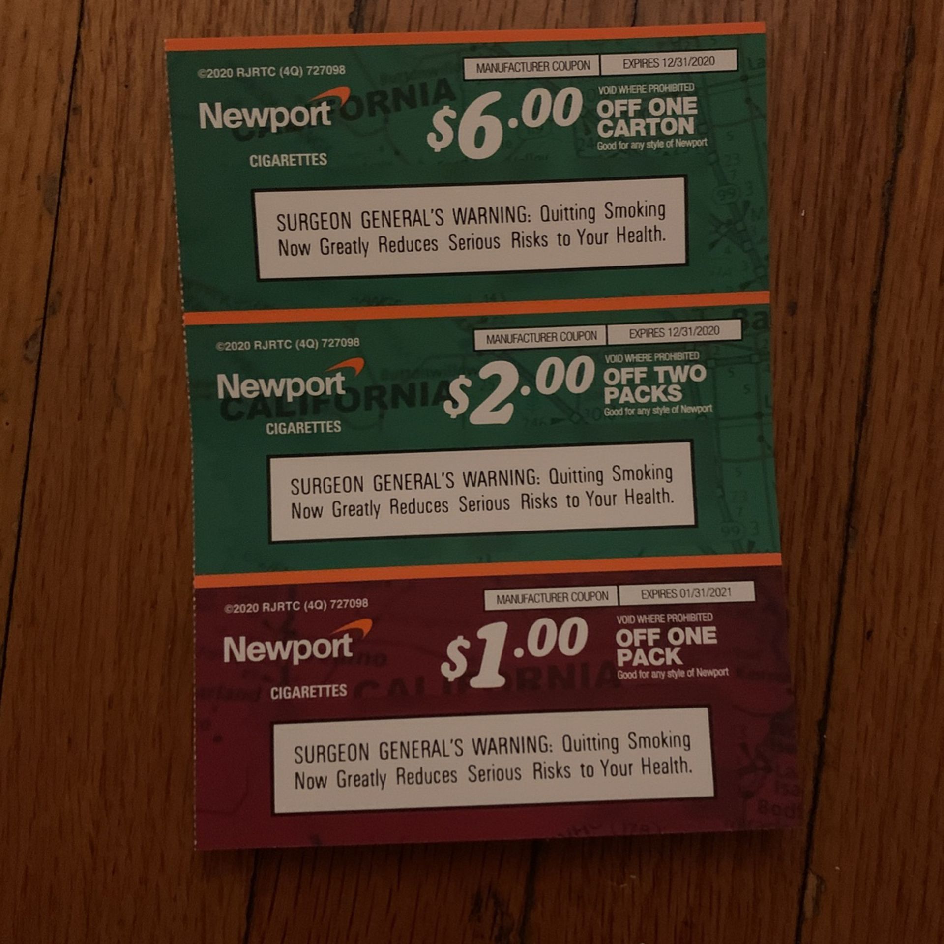 Newport cigarettes coupon