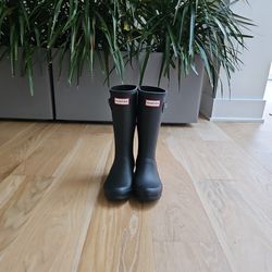 Hunter Girls Boots Size 2 ( Big Kids)