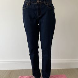 Simply Vera Wang Skinny Jeans Dark Blue Size 6