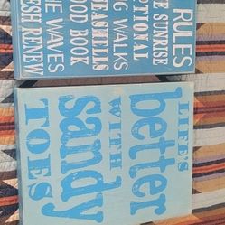 Beach Wooden Hanging Decor