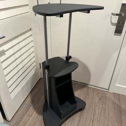 Standing Corner Work Desk/Projector Stand