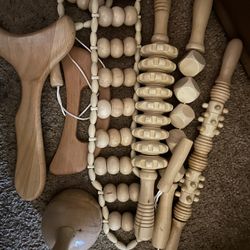 Wooden Body Roller Set