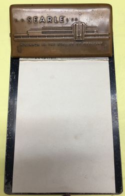 Vintage desk top clipboard/note pad