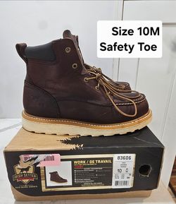 Red Wings Irish Setter Safety Toe Work Boots Size 10D