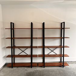 5 Tier Open Bookshelves