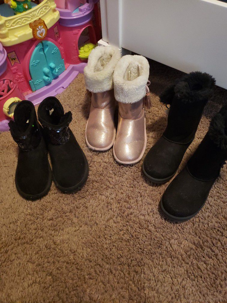 Girls furry Boots