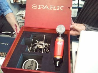 Blue Spark condenser microphone