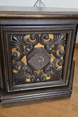 Vintage Hexagon End Table