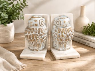 Owl book ends